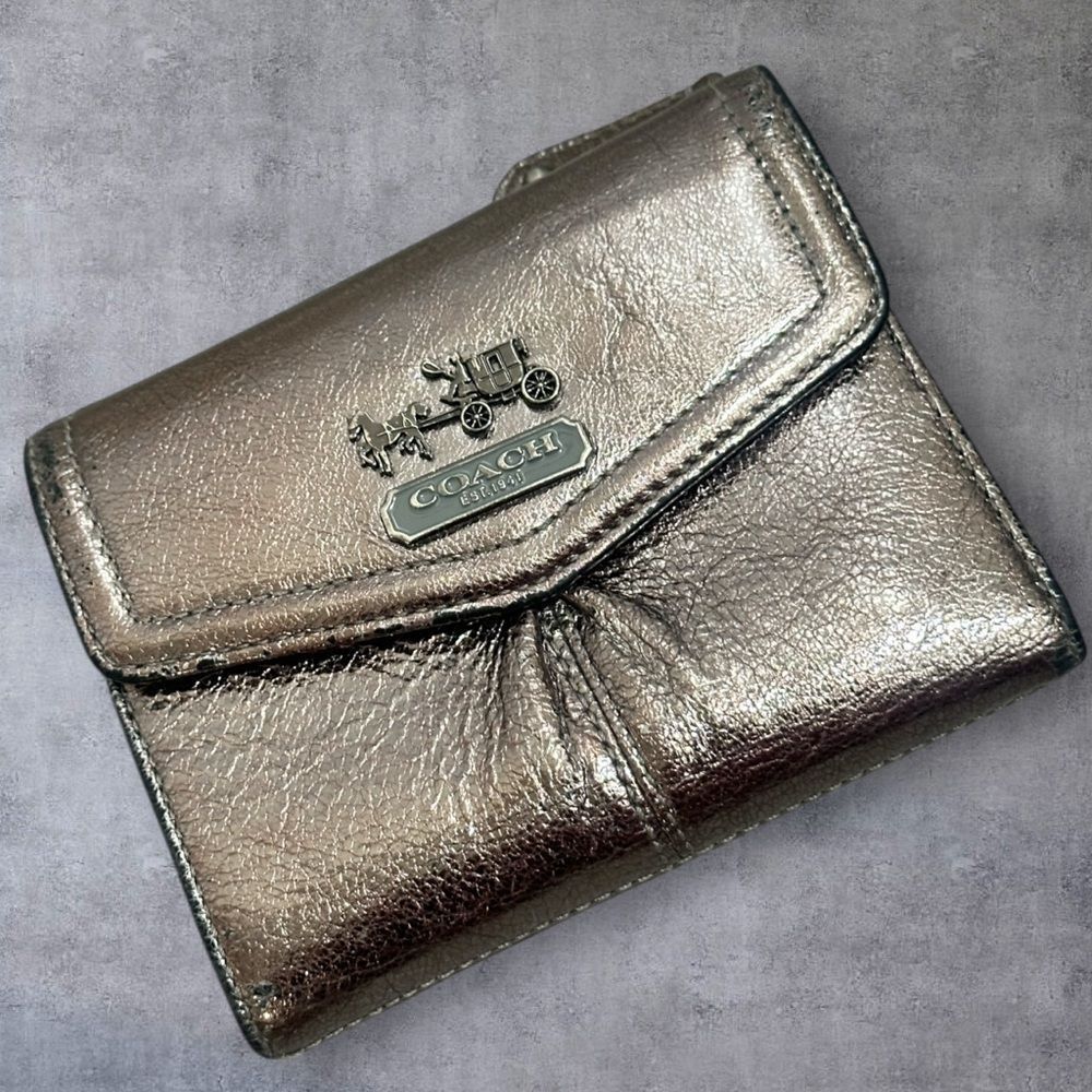 Coach Shimmering Silver Women's Wallet